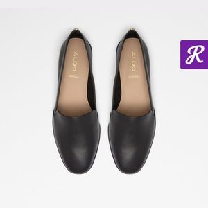 NWT Aldo Veadith Slip On Loafer Flat Black Size 8.5